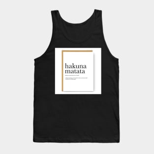 Hakuna Matata Tank Top